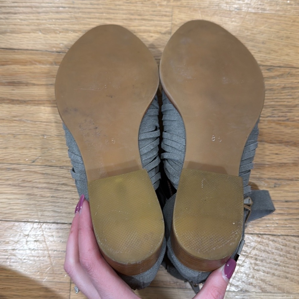 Jeffrey Campbell Nuestra Suede Cut-Out Booties - Picture 10 of 11